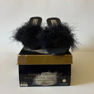 Fredrick's of Hollywood Marabou Slippers